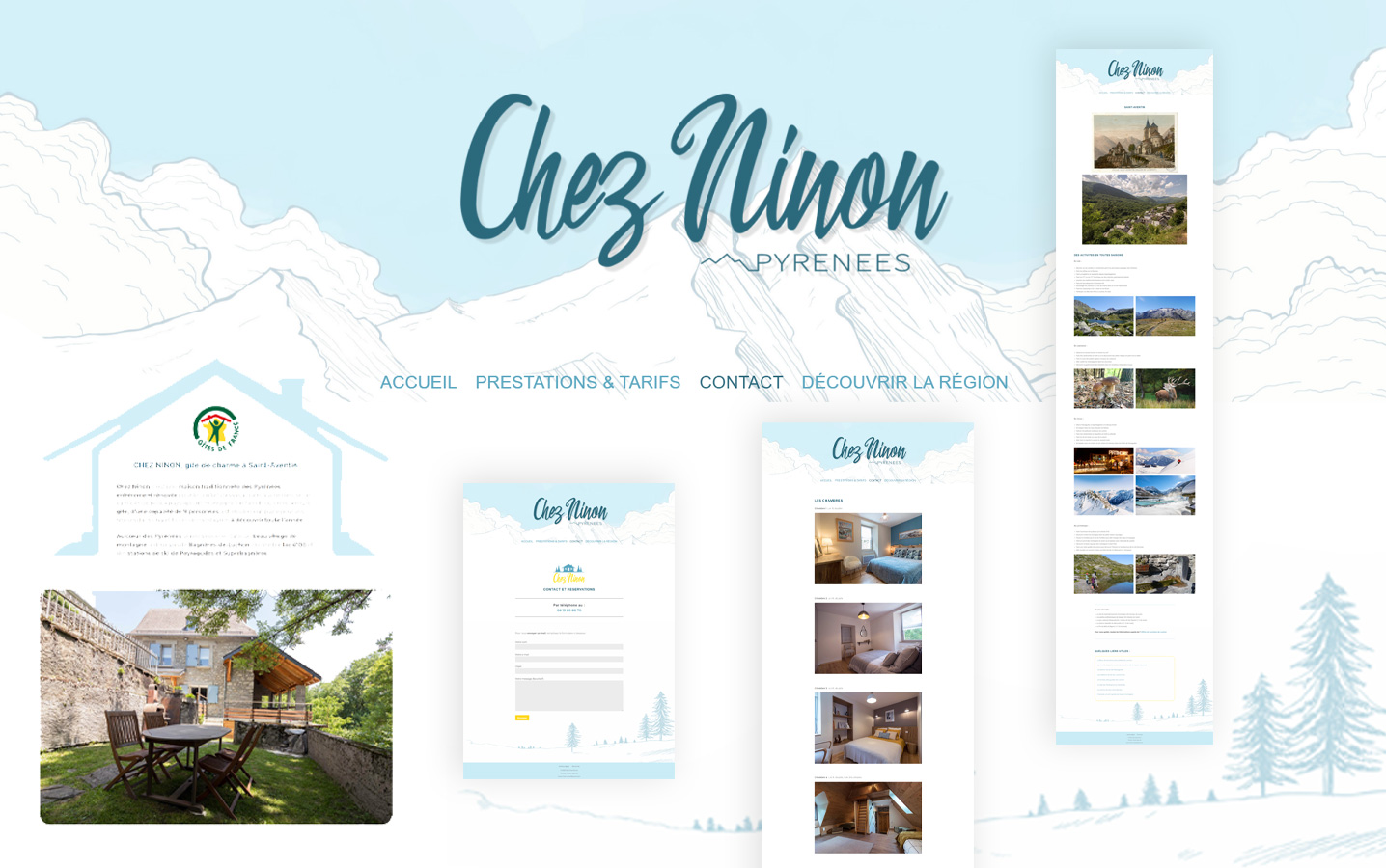 Pages du site Chez Ninon